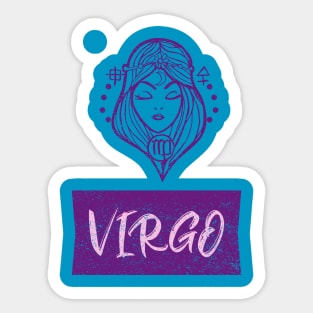 virgo zodiac girl horoscope Sticker